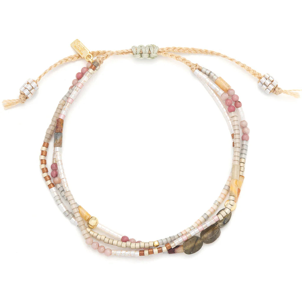 Magic Bracelet - Gold + Labradorite
