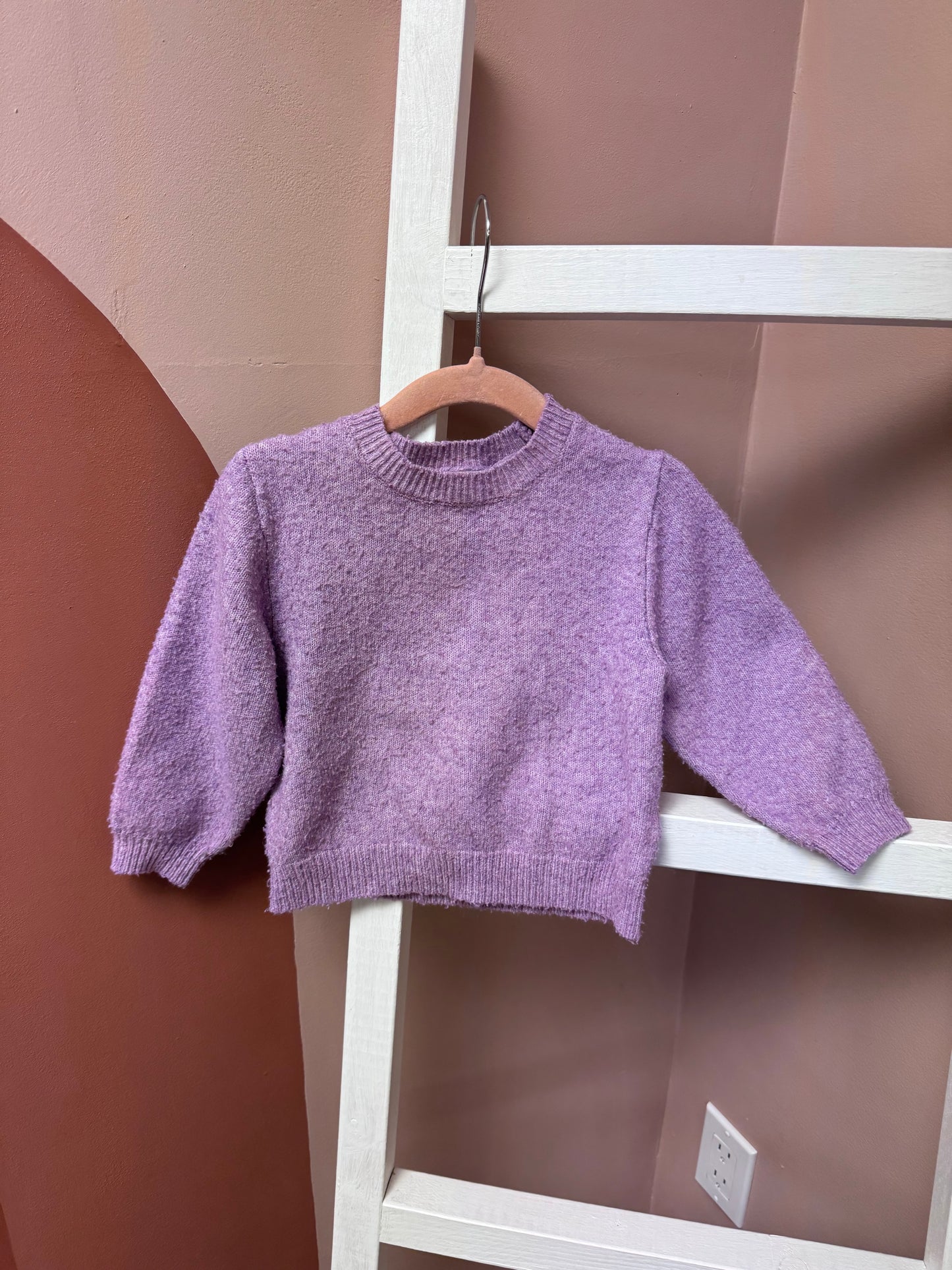Zara Purple Sweater - Size 12/18 Months