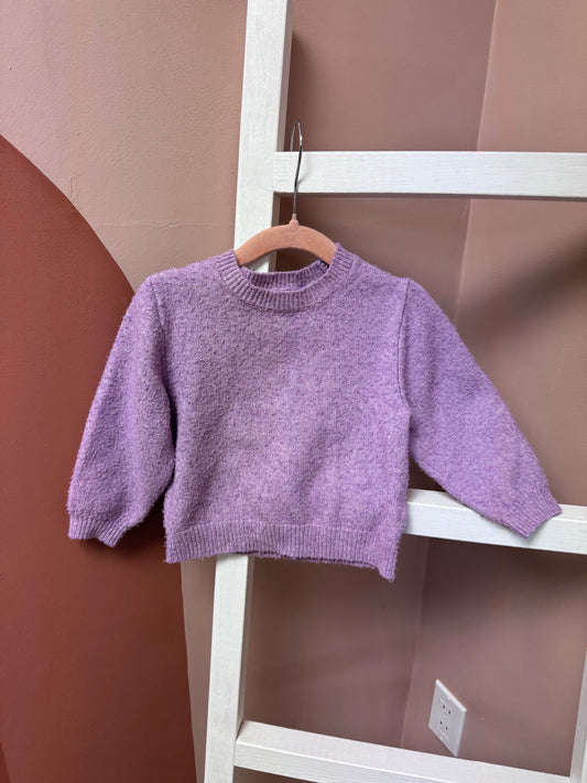 Zara Purple Sweater - Size 12/18 Months
