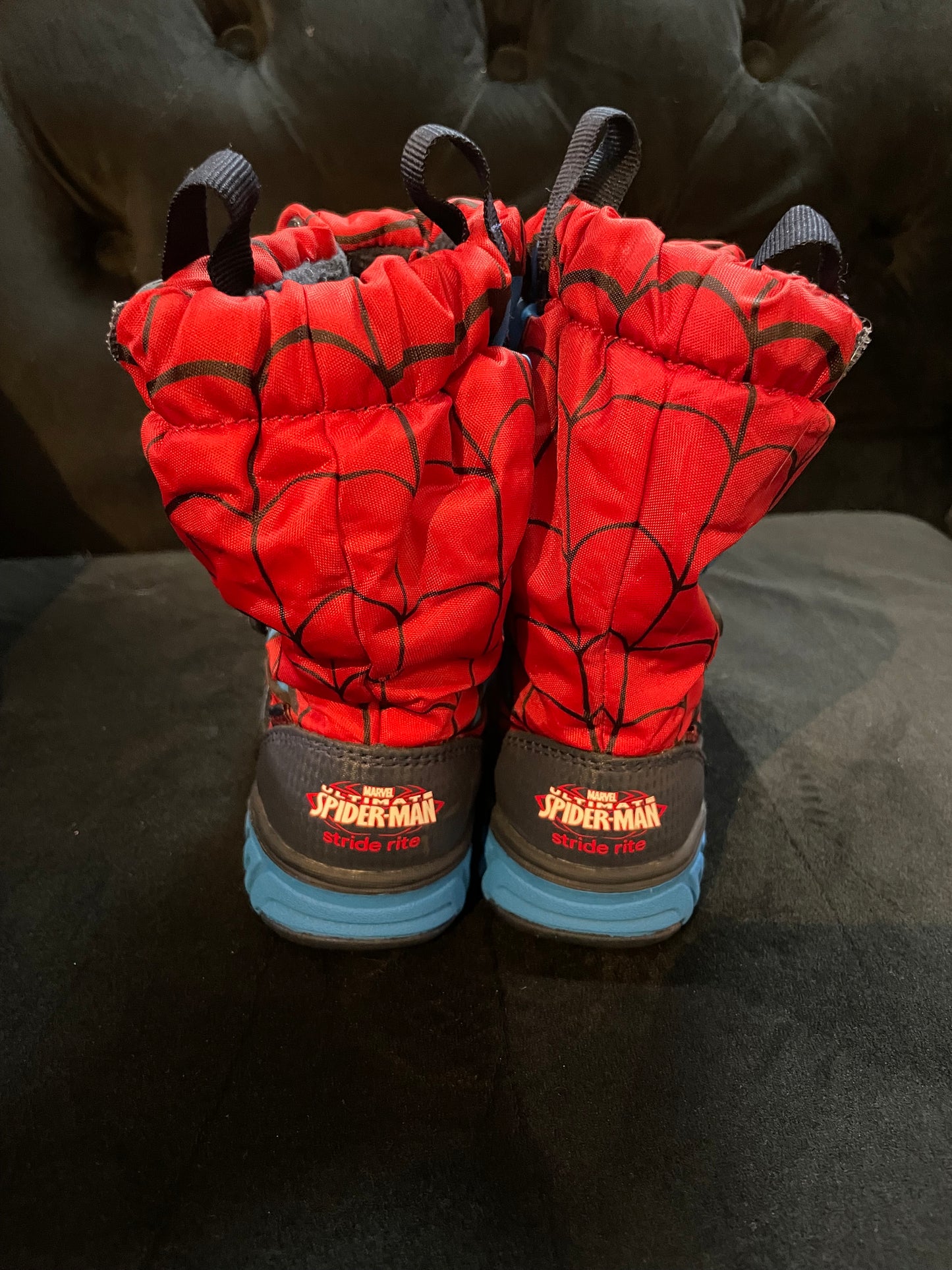 Stride Rite Spider Man Boots Sz 7