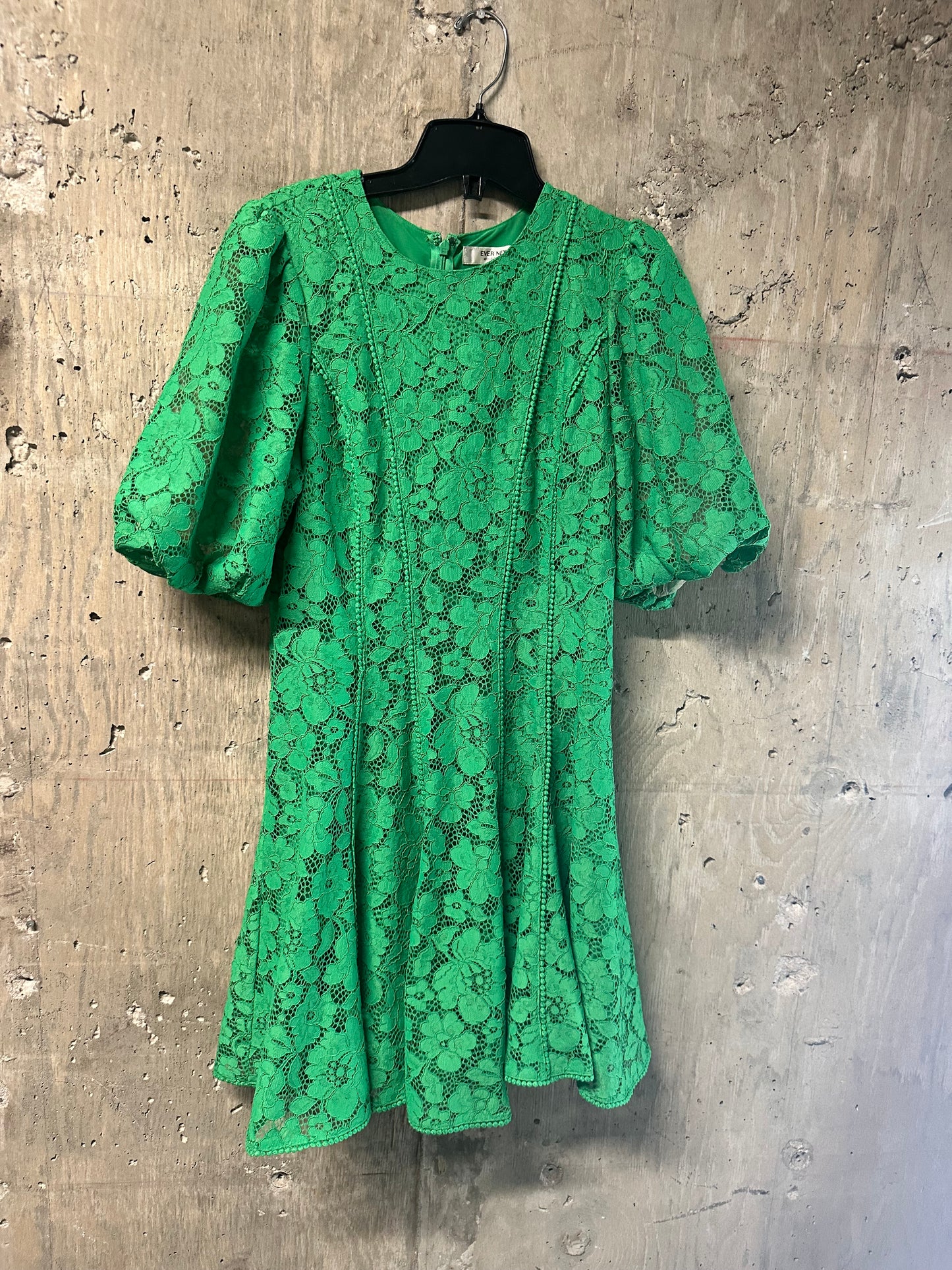Ever New Green Lace Dress Sz 8