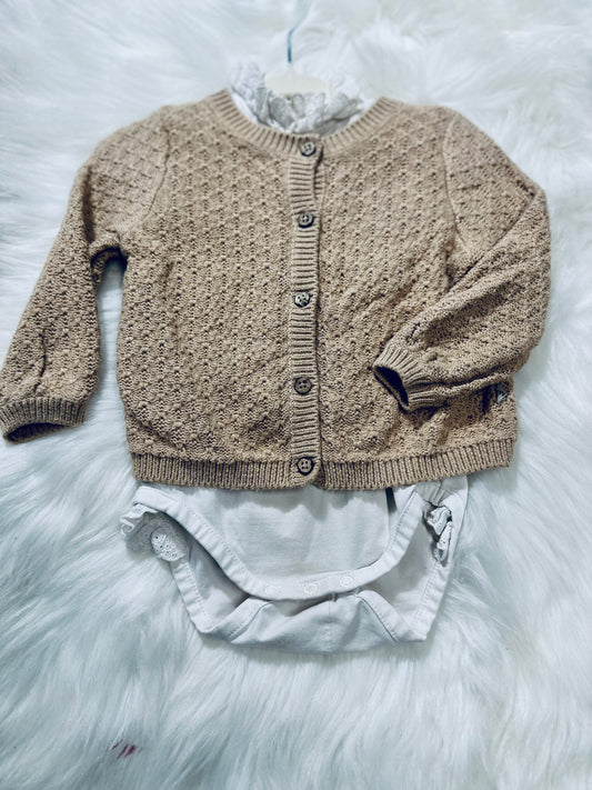 Sweater with Onesie 6m