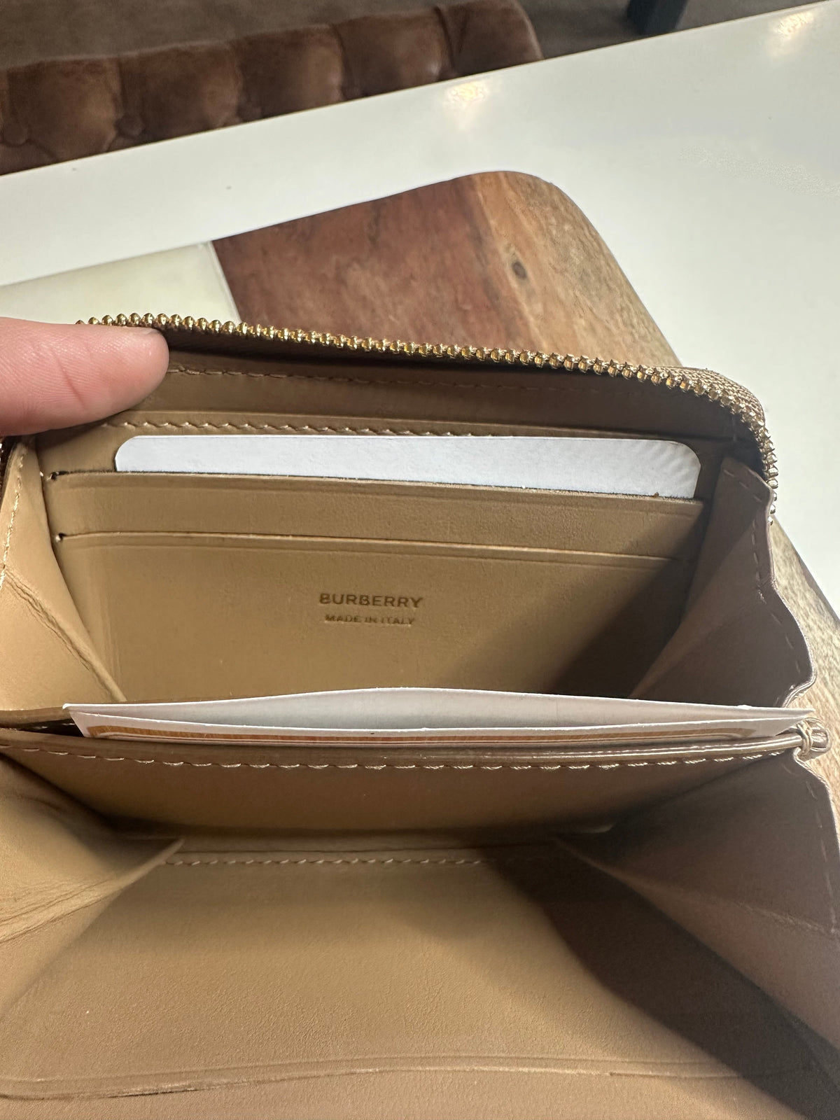 Burberry Lola Zip Around Wallet