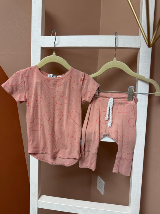 North Kinder Two Piece Outfit - Size 6/12 Month