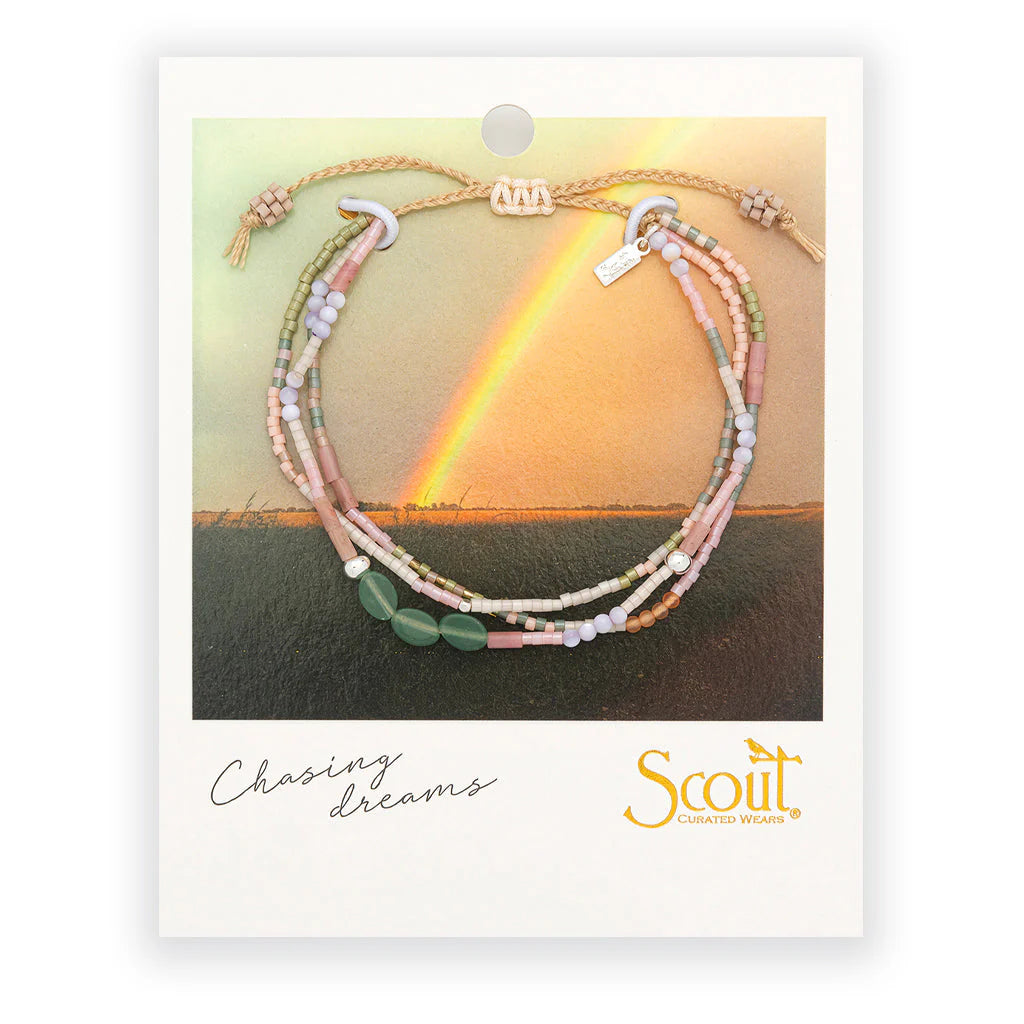 Optimism Bracelet - Silver + Green Aventurine