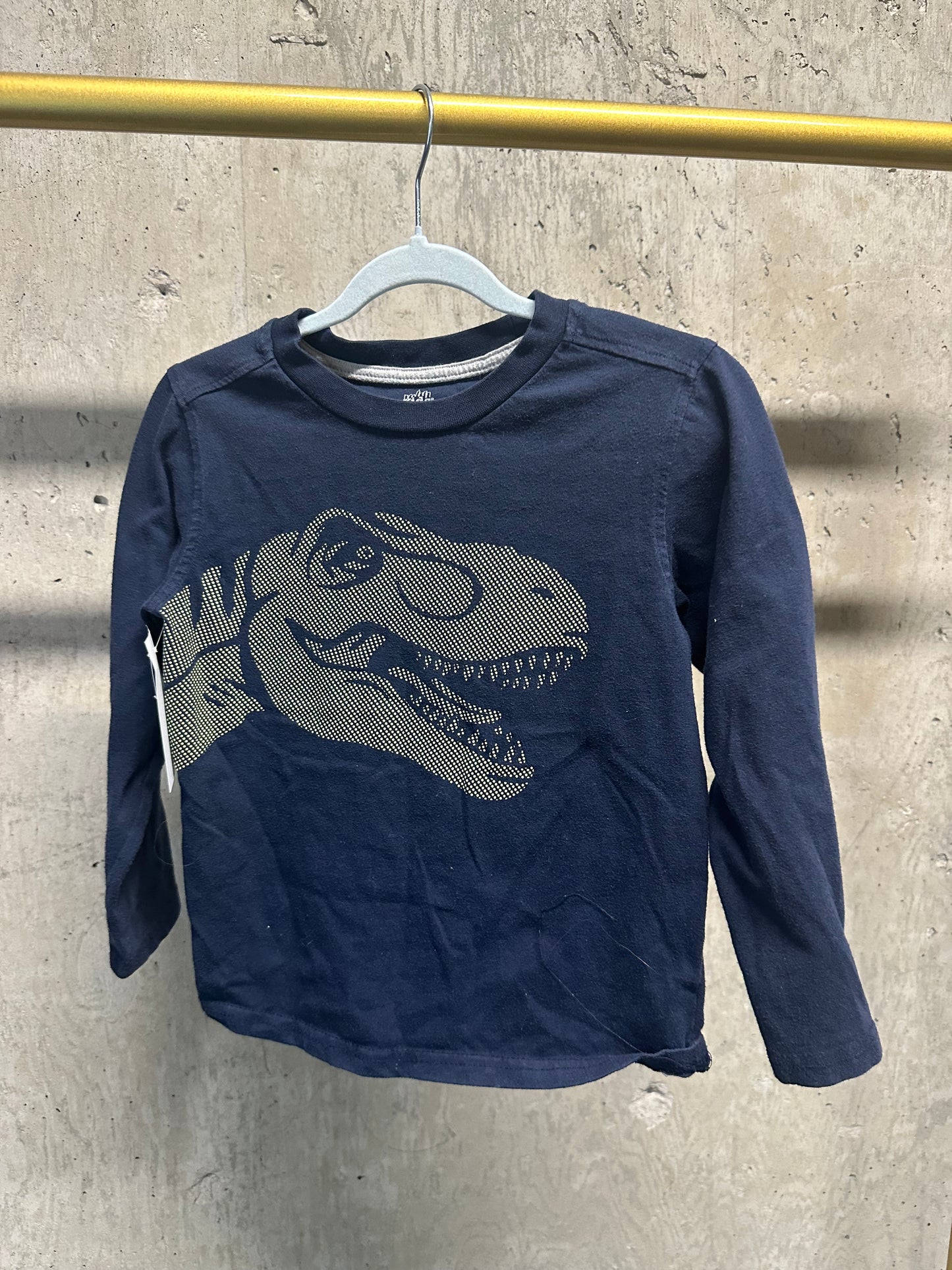 Long Sleeve Dino Shirt Sz 5