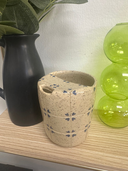 Tulie Pottery Travel Mug - Navy Delft