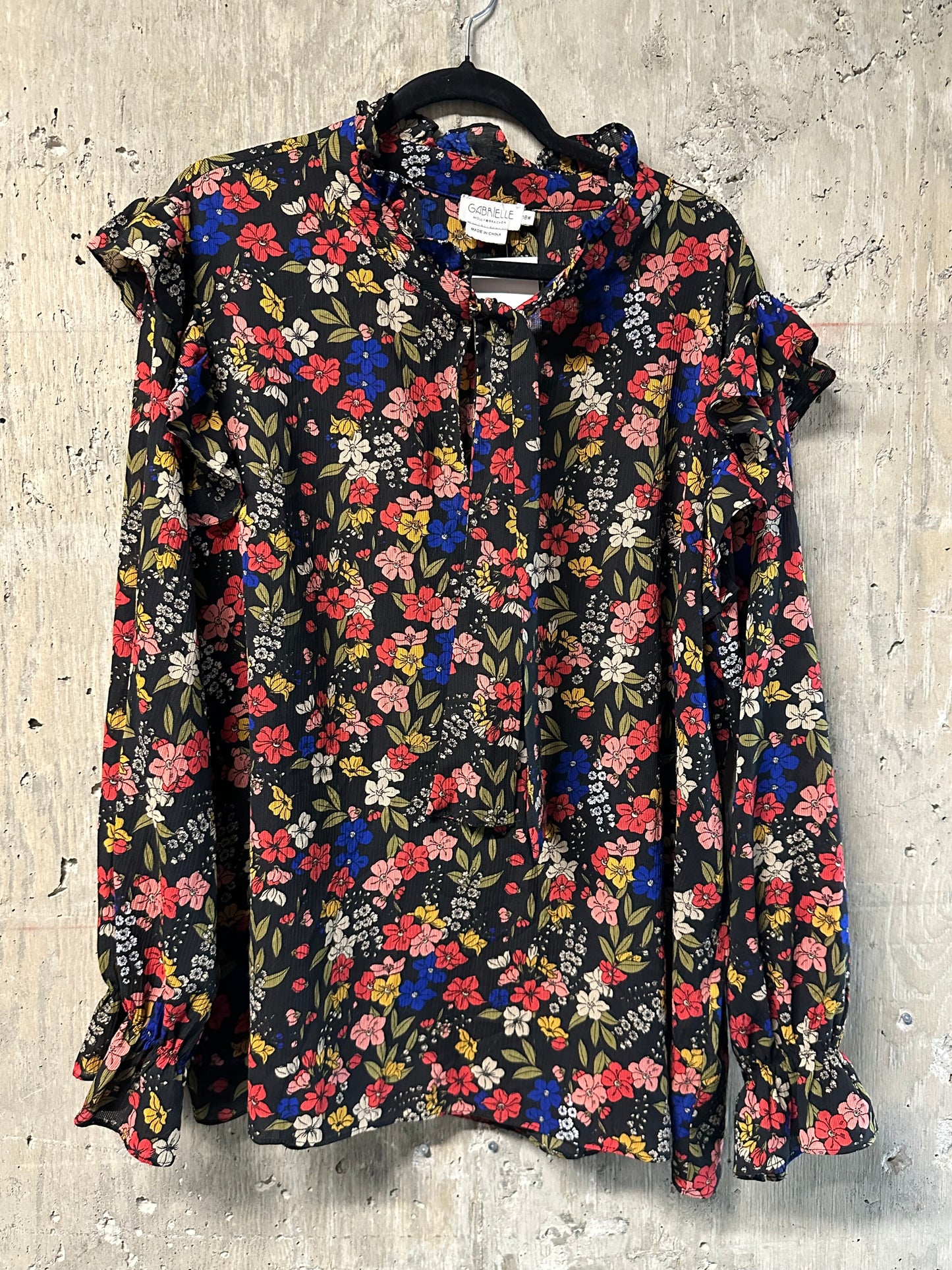 Molly Bracken Floral Top Sz 18