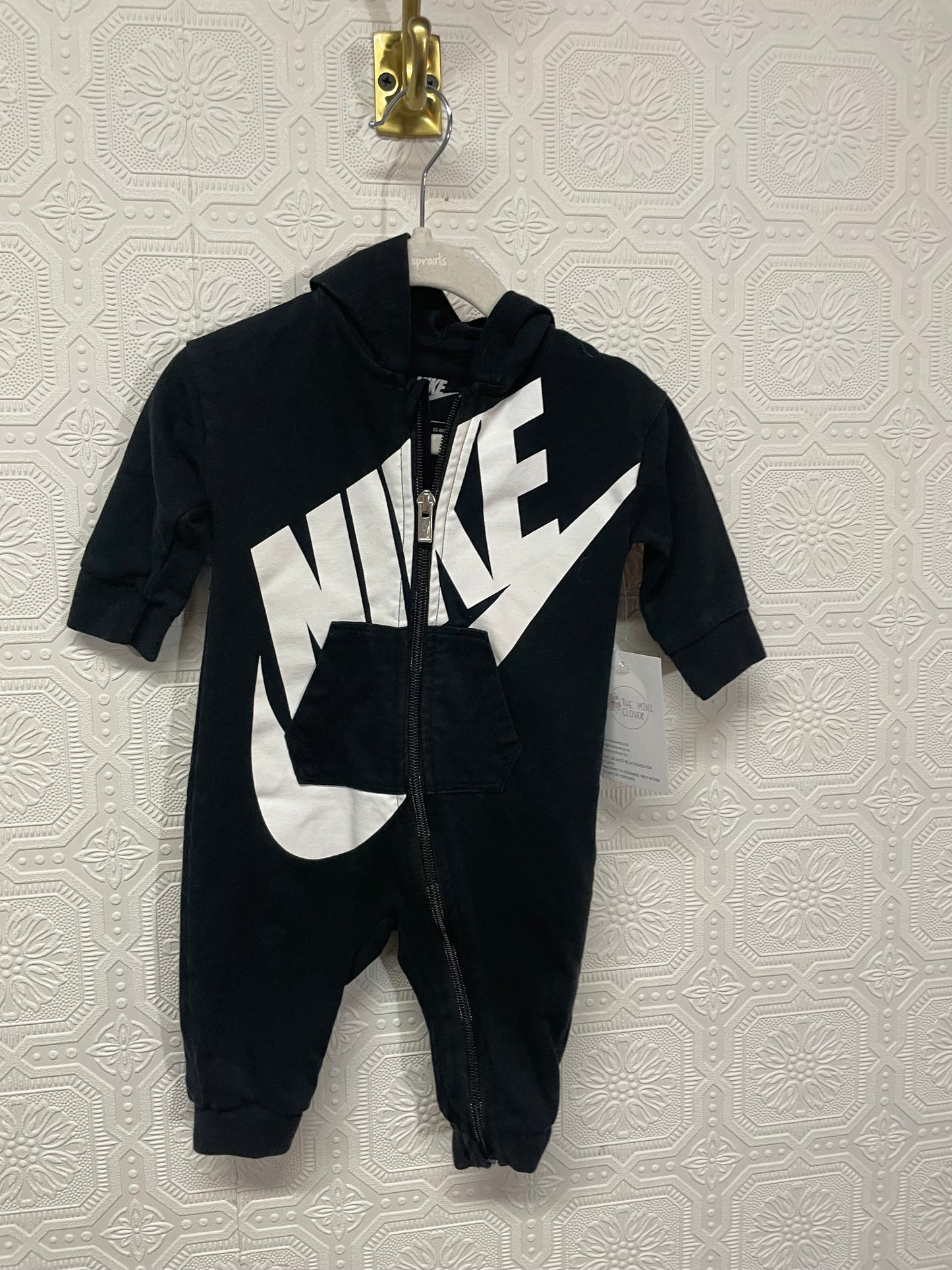 Nike Zipper Onesie - Sz 6m