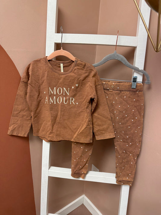 Rylee + Cru Mon Amour Two Piece Set - Size 2/3 Yr