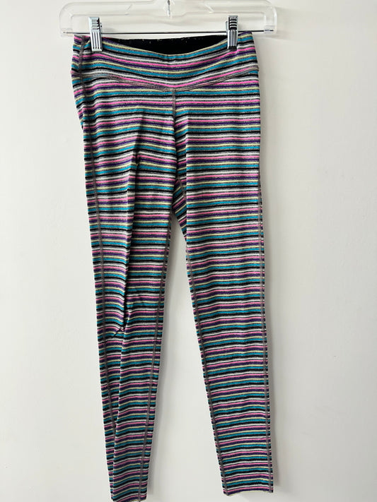 Lululemon Ivivva Striped Leggings Sz 12