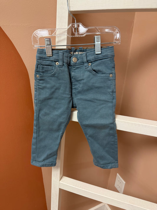 Zara Slim Denim Jeans - Size 9/12 Months