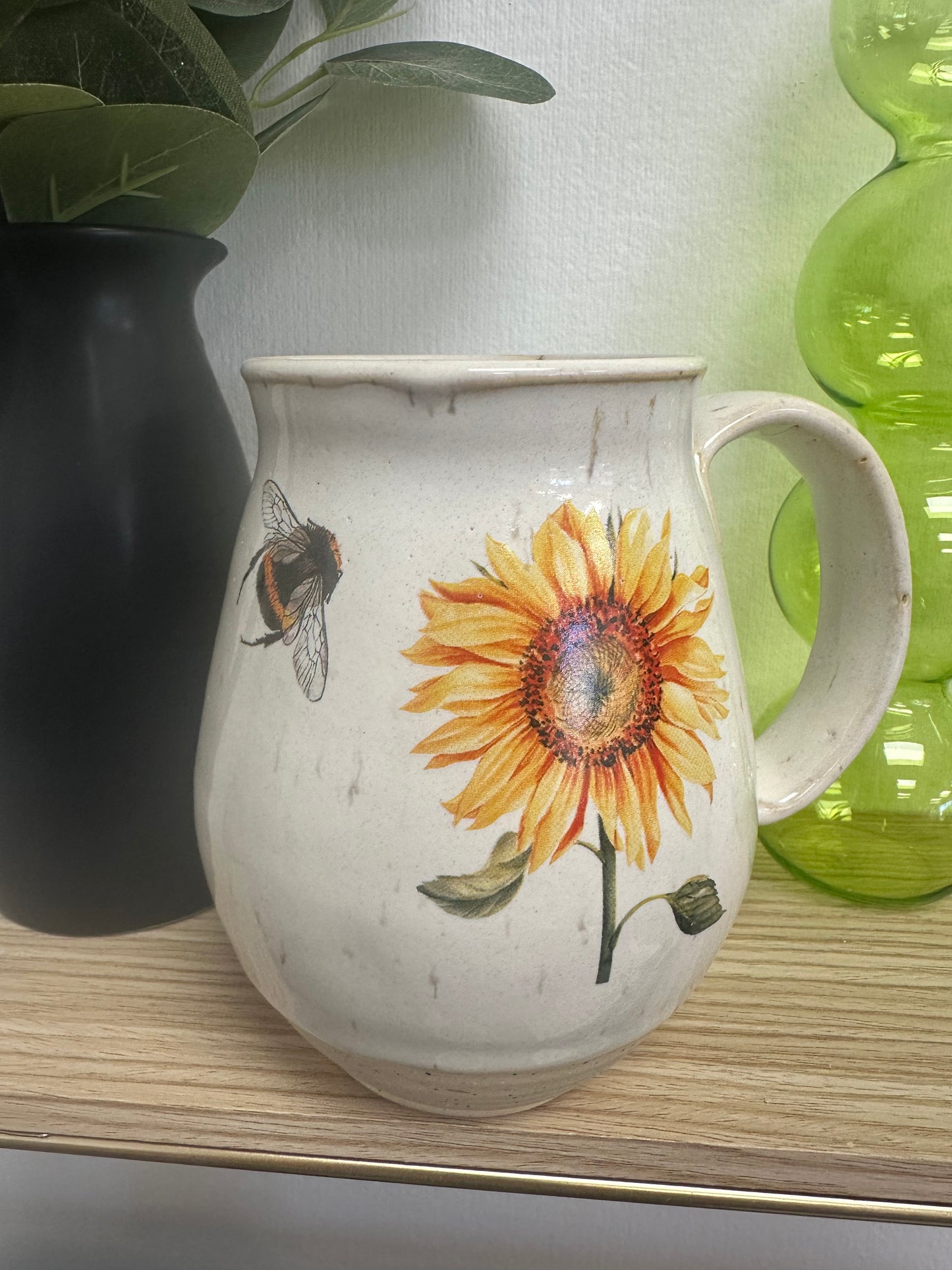 Fawn and Flora Bee and Sunflower Mug (B)