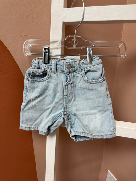 Zara Denim Shorts - Size 12/18 Months