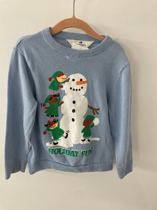 H&M Snowman Sweater 5T