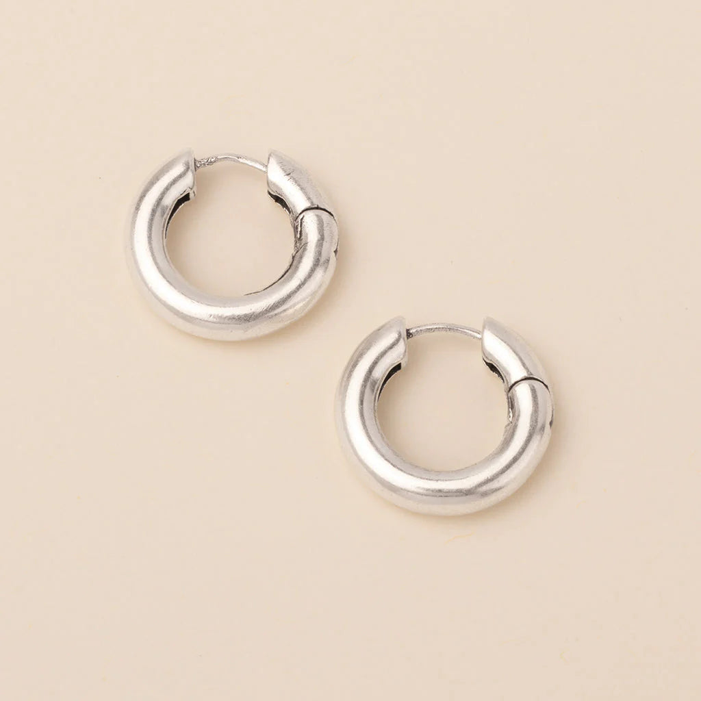Stellar Hoop - Silver