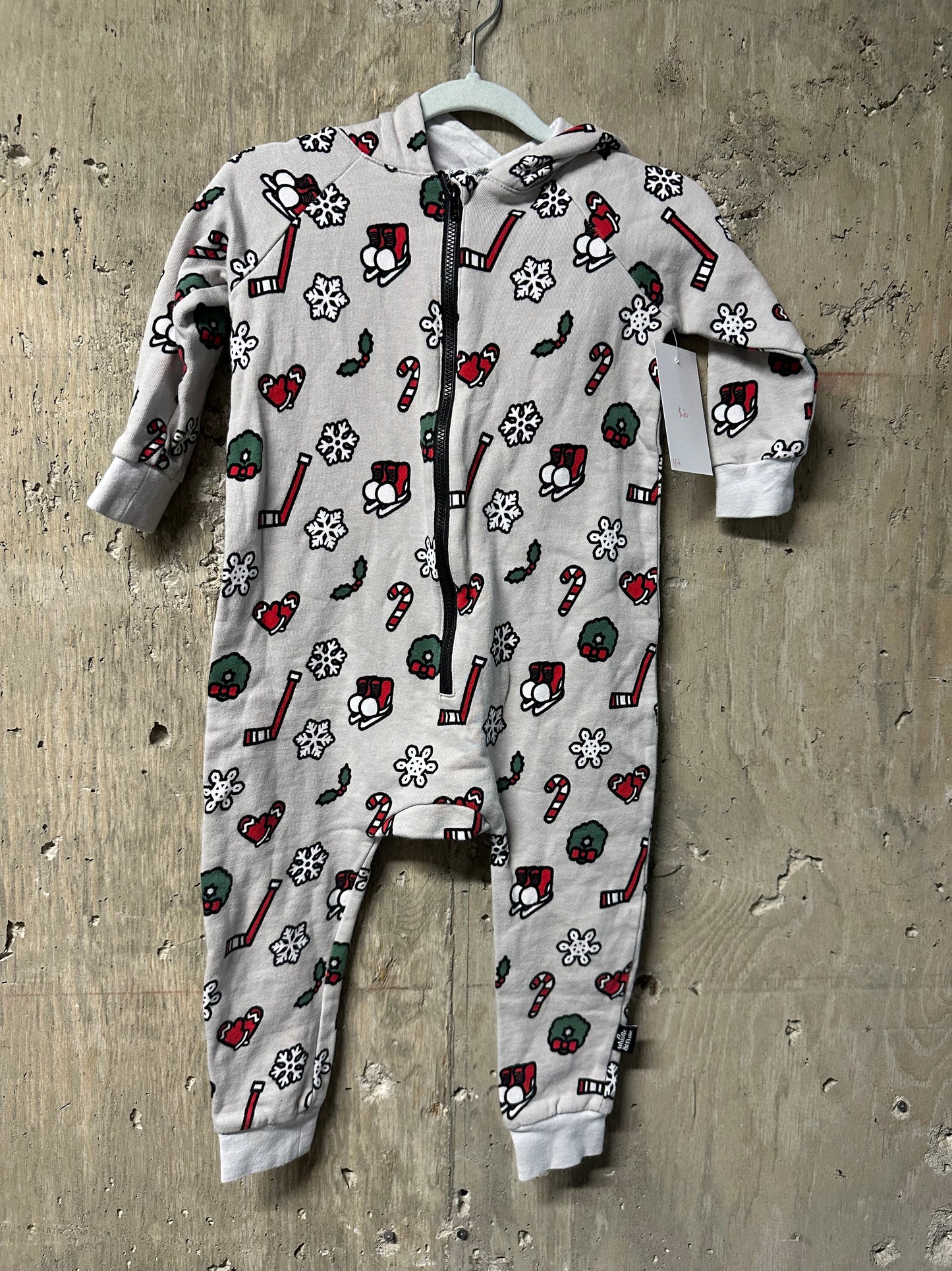 Whistle and Flute Zip Up Romper Sz 1/2