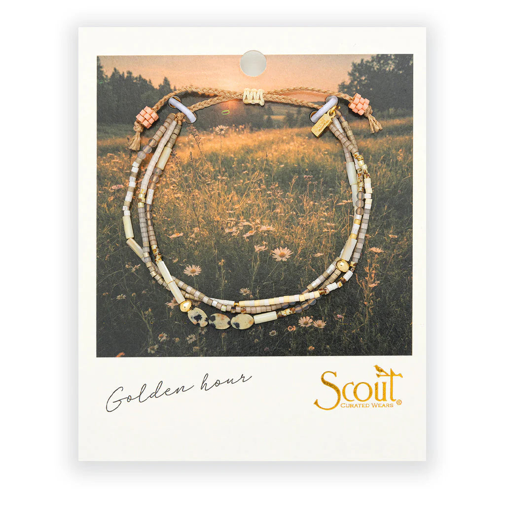 Joy Bracelet - Gold + Dalmatian Jasper