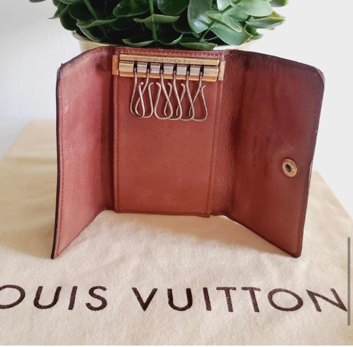 Vintage Louis Vuitton Monogram Key Holder Conversion to Crossbody