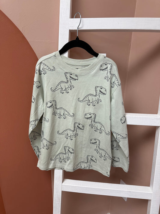 H&M Dinosaur Long Sleeve - Size 5Yr
