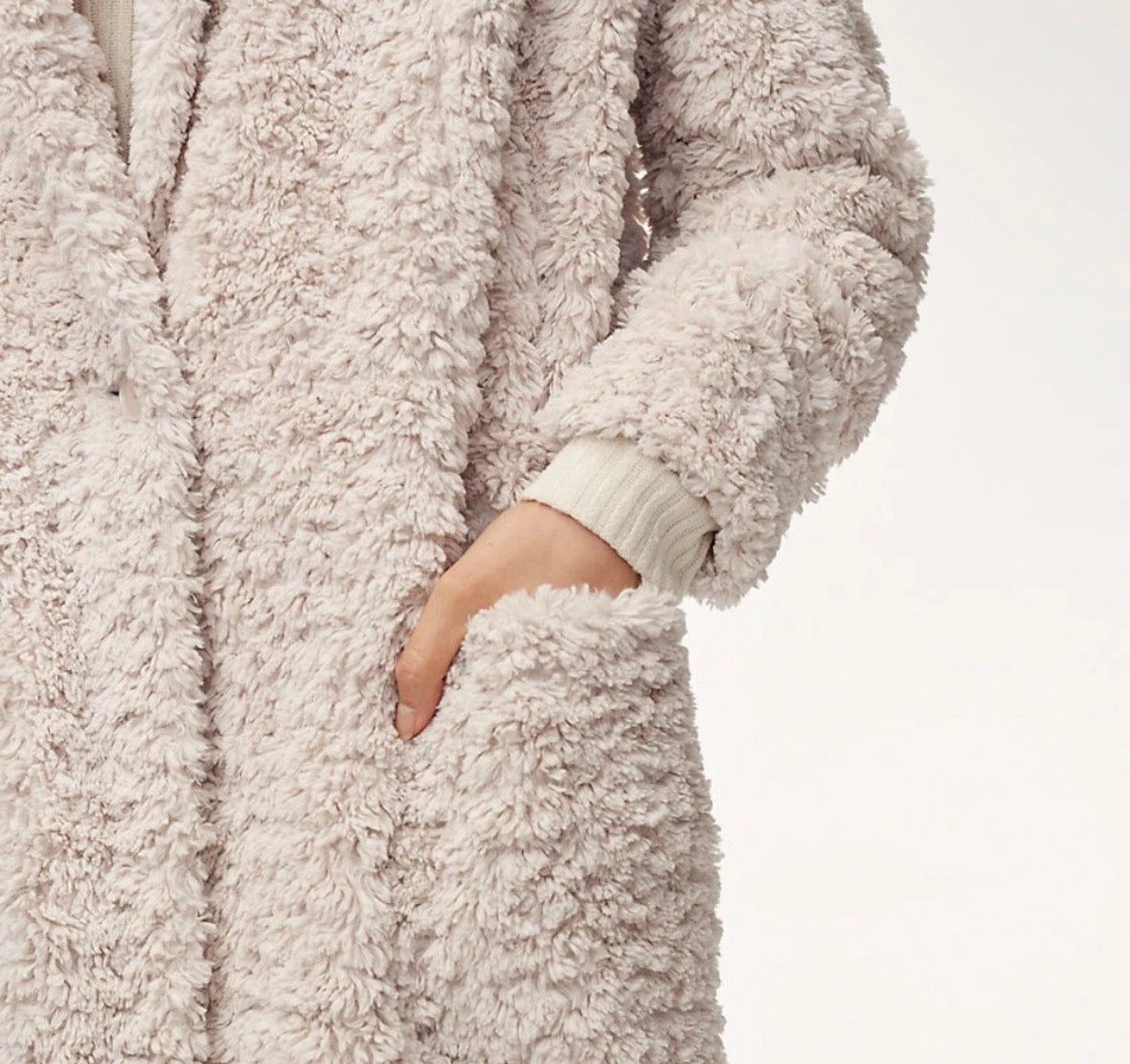 Wilfred Free Grete Sherpa Jacket Sz S