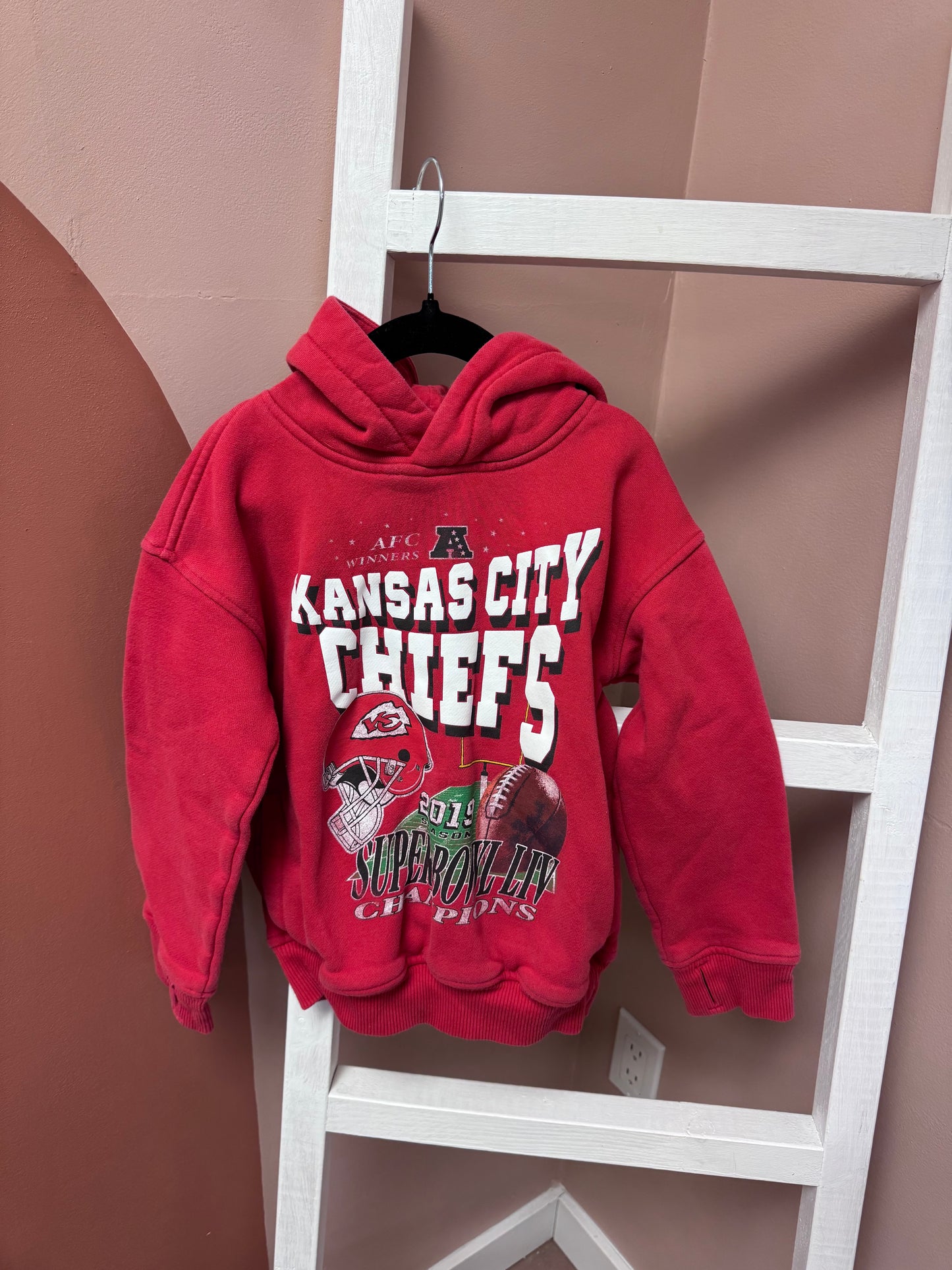 Kansas City Chiefs Hoodie - Size 5/6 Yr