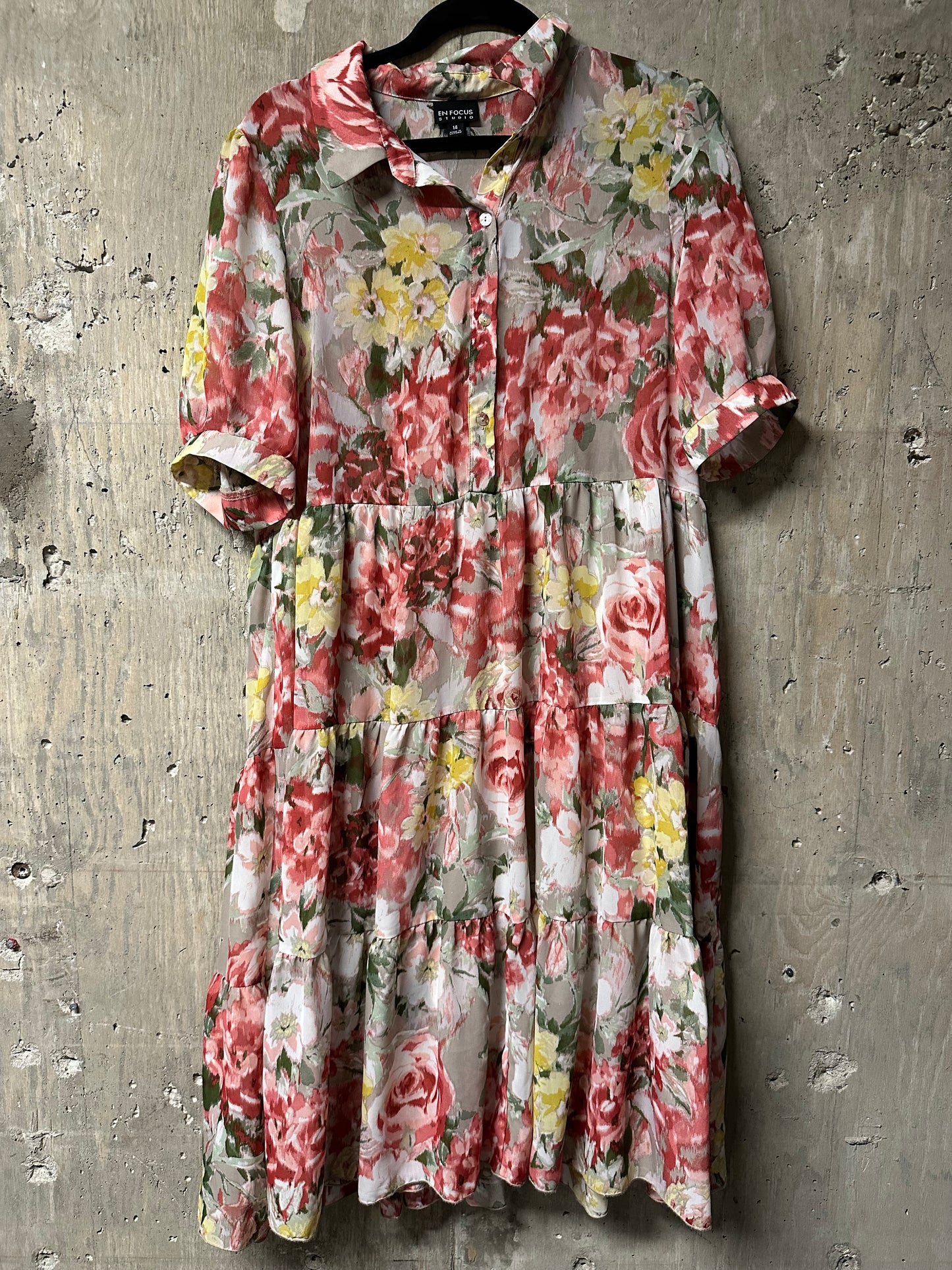 Floral Maxi Dress Sz 14