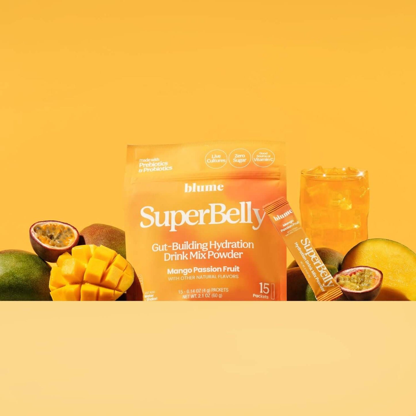 Blume Superbelly Mango Dragonfruit Hydration Powder