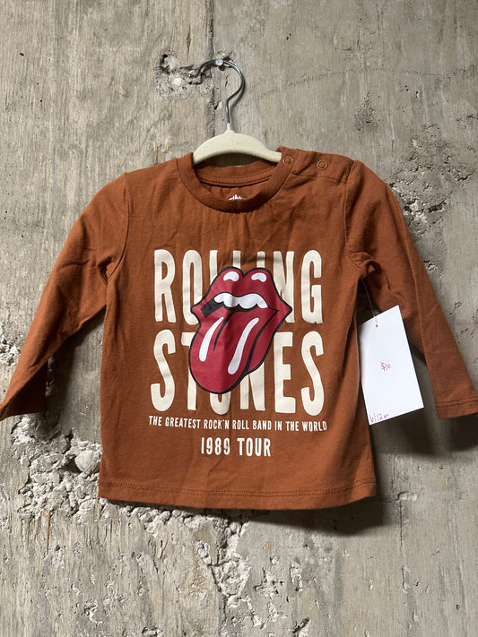 Rolling Stones Long Sleeve Top 6/12m