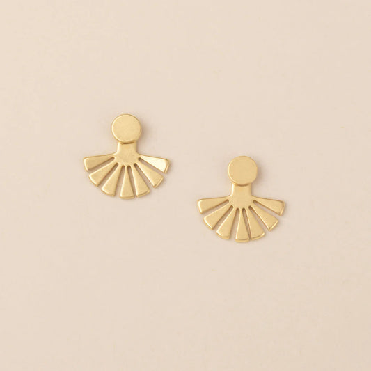 Sunburst Ear Jacket - Gold