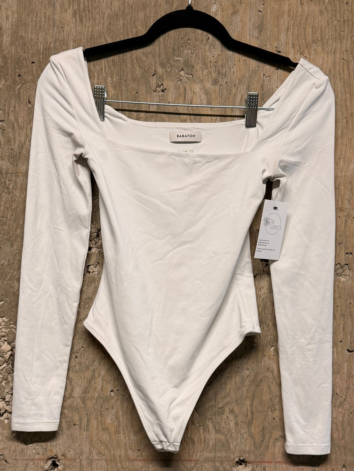 BABATON Contour Squareneck Longsleeve Bodysuit size small