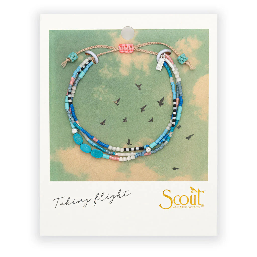 Sky Bracelet - Silver + Turquoise