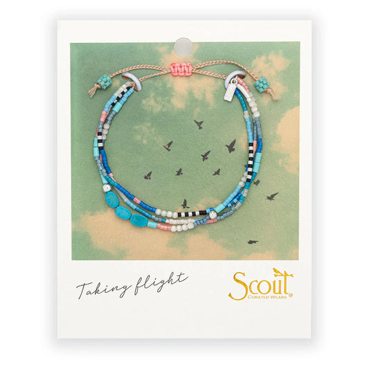 Sky Bracelet - Silver + Turquoise