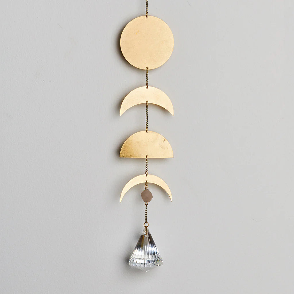 Suncatcher - Moon Phase Moonstone