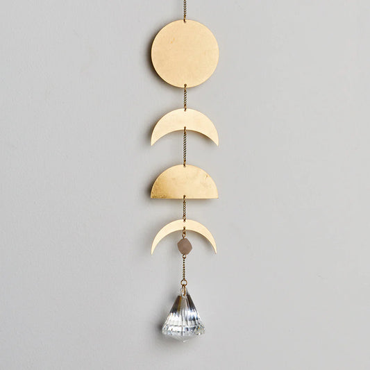 Suncatcher - Moon Phase Moonstone