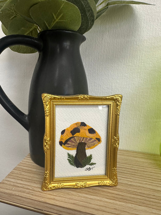 Floral Garden Art - Mushroom Magnet