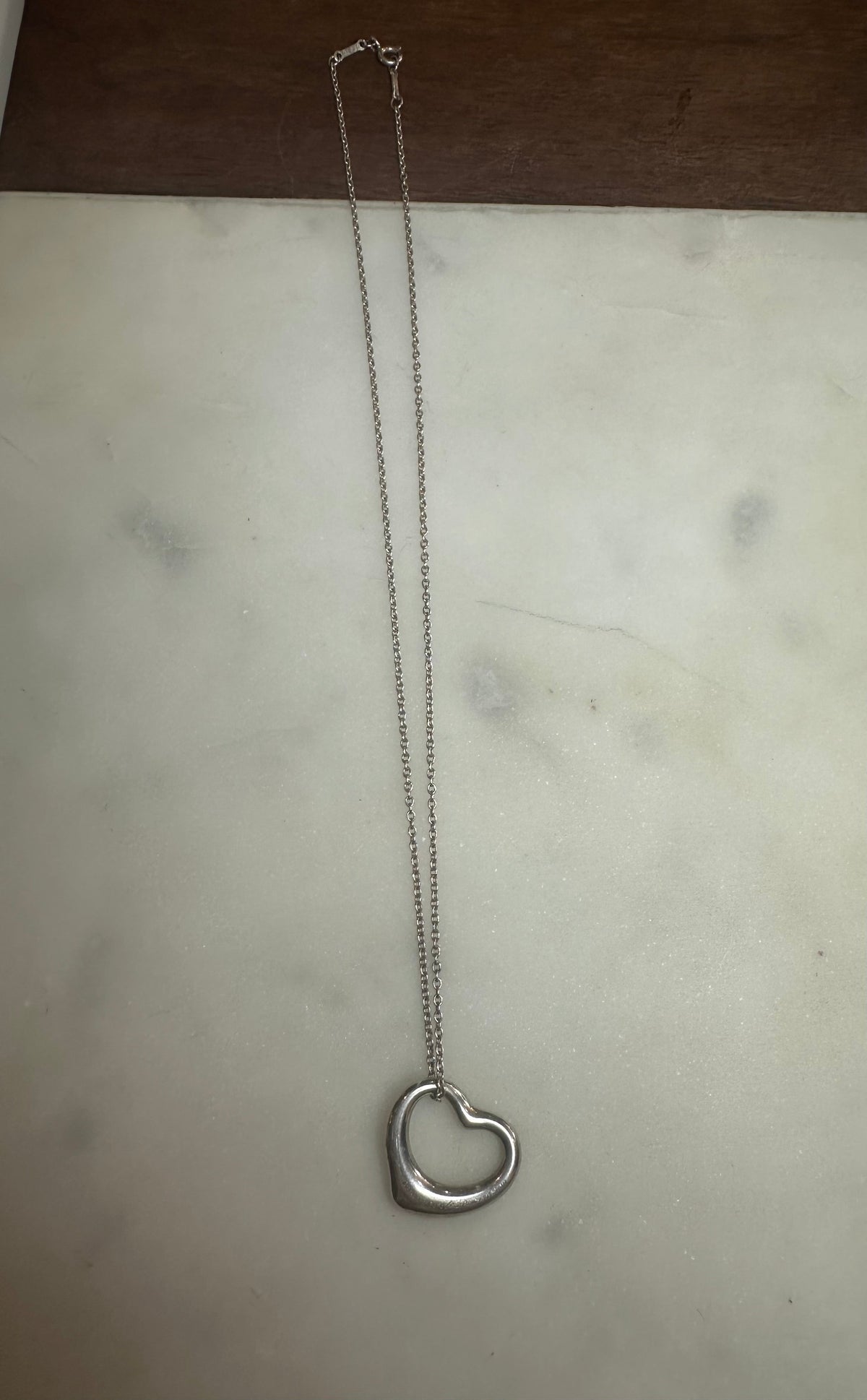 Tiffany & Co. Elsa Peretti Open Heart Necklace