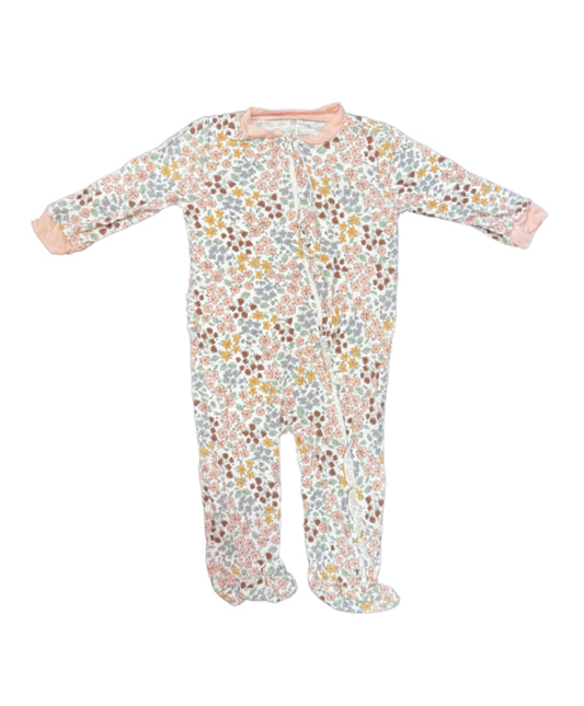 Milkberry Bamboo Floral Sleeper - Size 6/9 Months