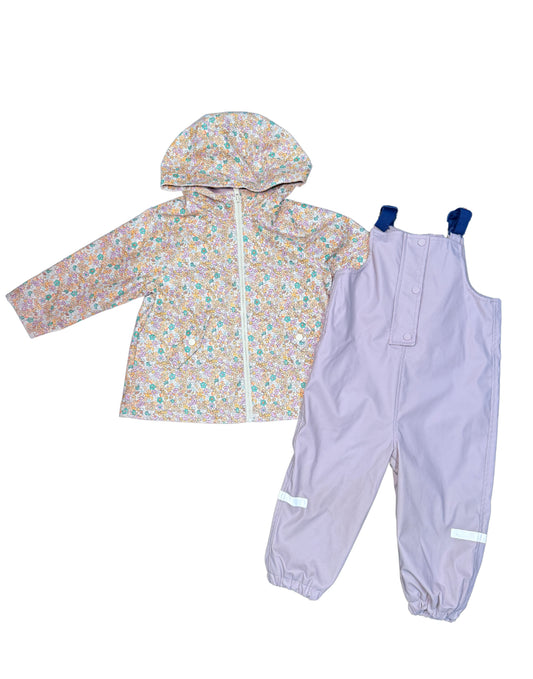 Zara Kids Rain Jacket + Rain Pants - Size 2/3T