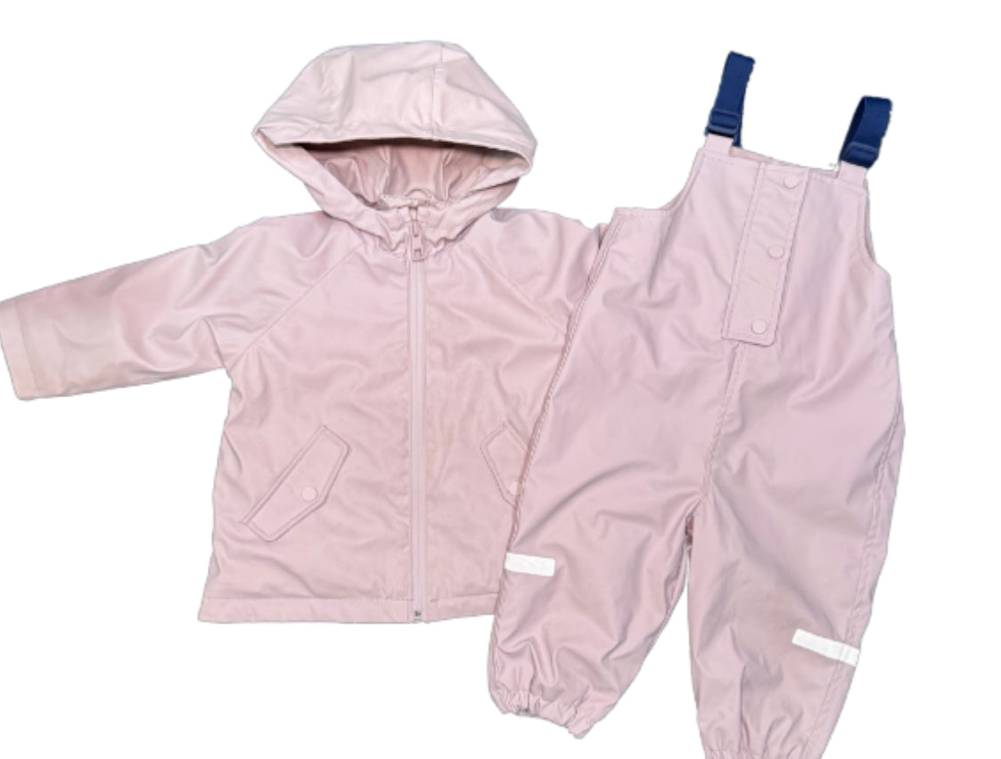 Zara Kids Rain Jacket + Rain Pants - Size 12/18 Months