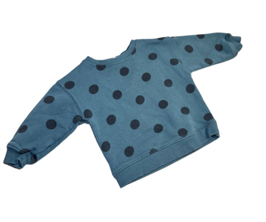 Zara Pokadot Crewneck - 3/6 months