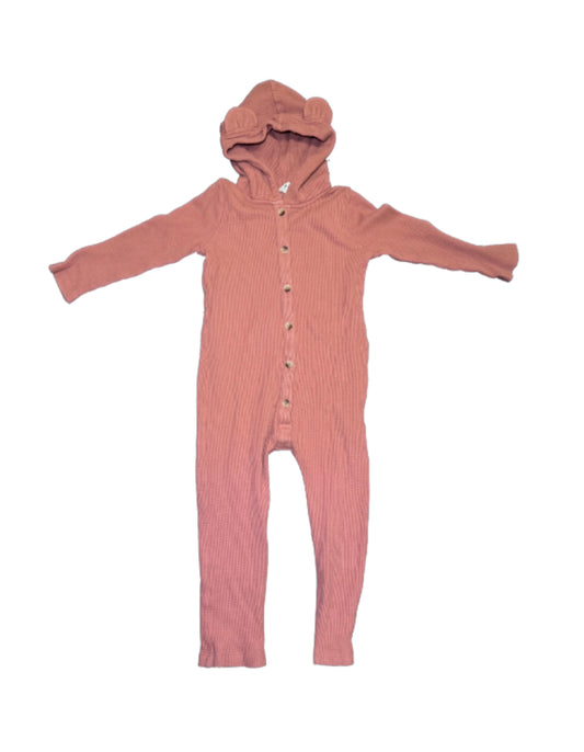 Kate Quinn Waffle Knit Romper - 3T