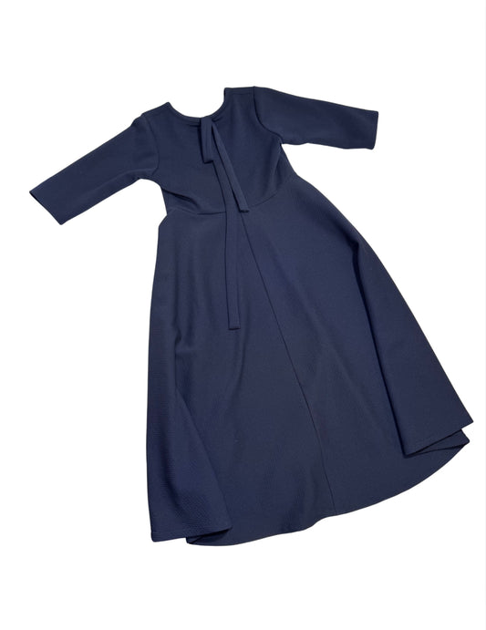 Navy Dress - Size 7/8 Yr