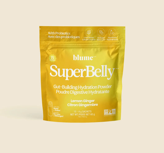 Blume SuperBelly Lemon Ginger Hydrated Powder