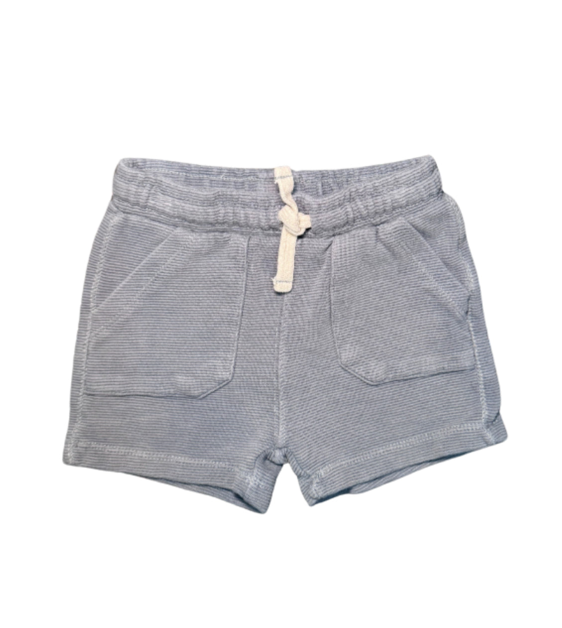 Zara Kids Grey Ribbed Shorts - Size 12/18 Months