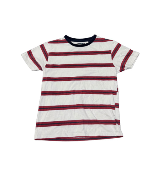 Denim & Flower Stripped Tshirt - 9/10 Yr