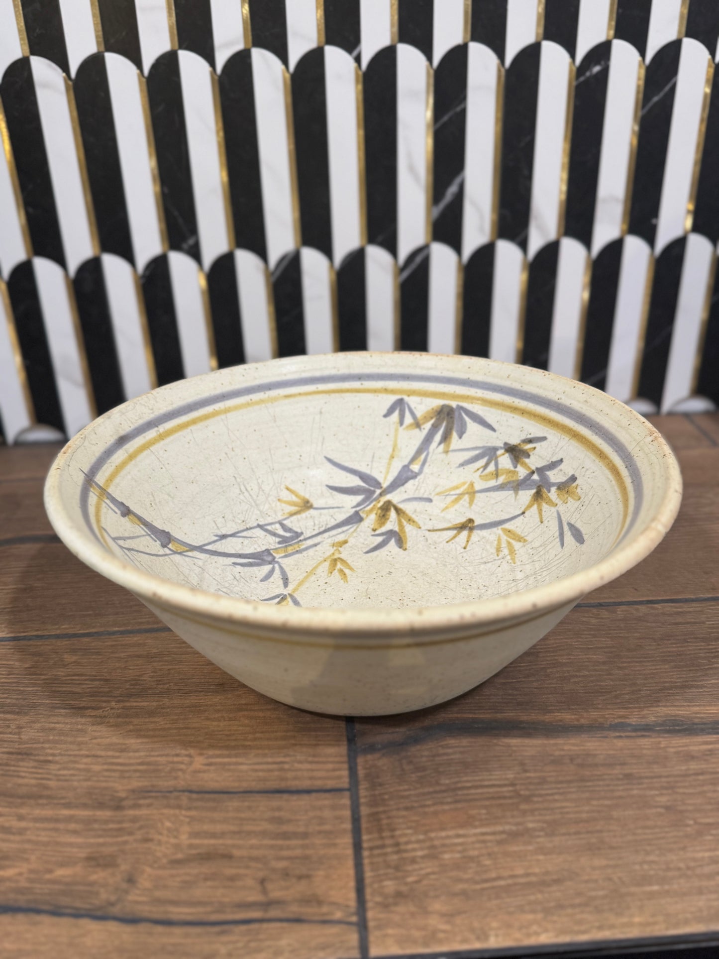 Large Pottery Serving Bowl