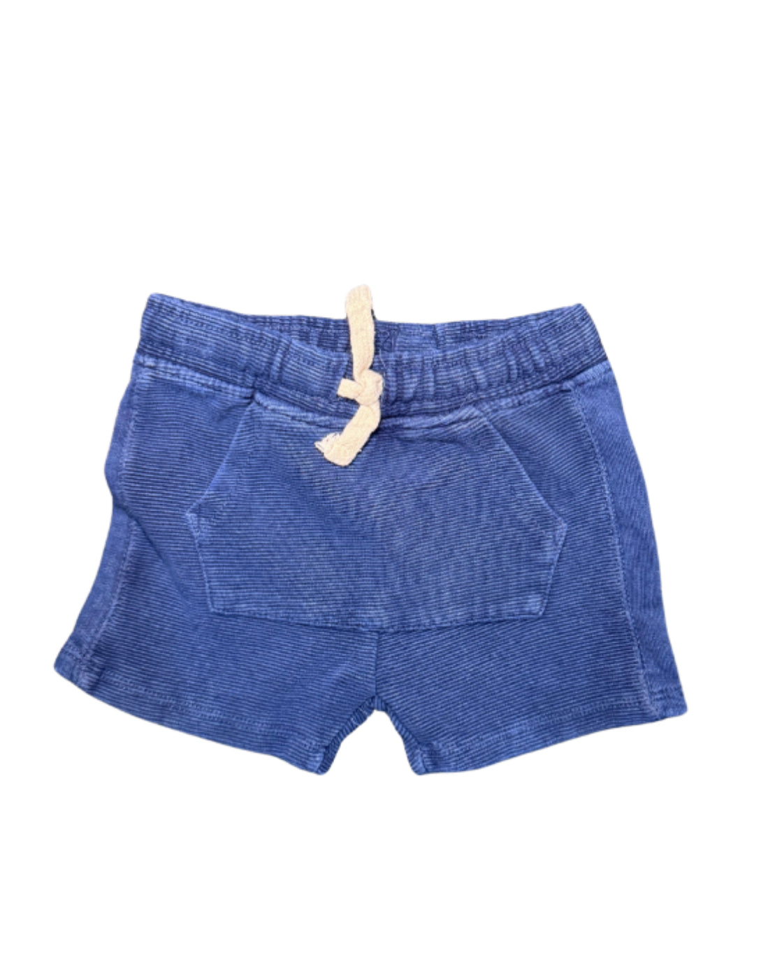 Zara Kids Blue Ribbed Shorts - Size 12/18 Months