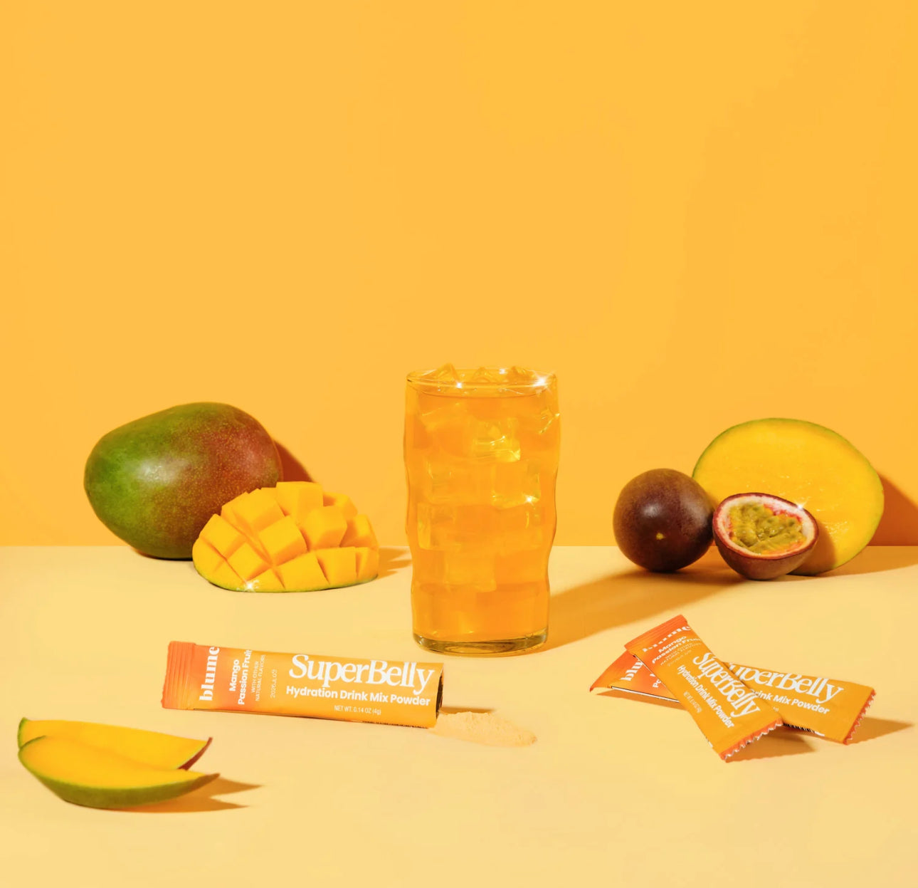 Blume SuperBelly Mango Passionfruit Hydration Sticks