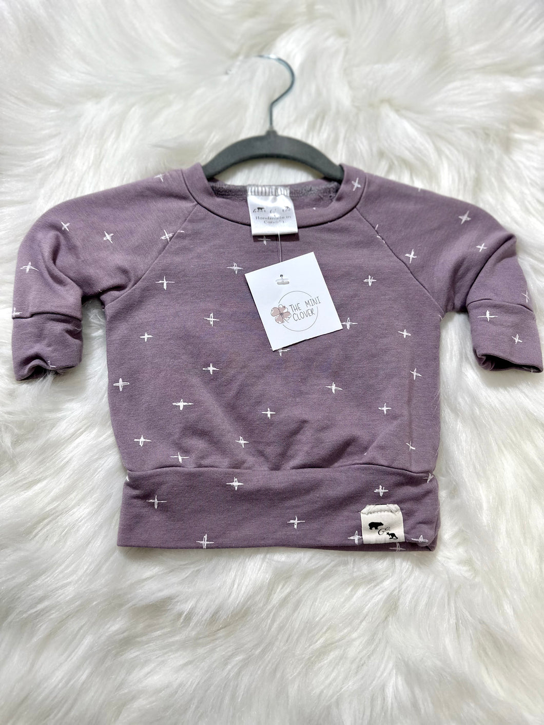 Purple Sweater 0-3m